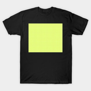 White and Yellow Houndstooth T-Shirt